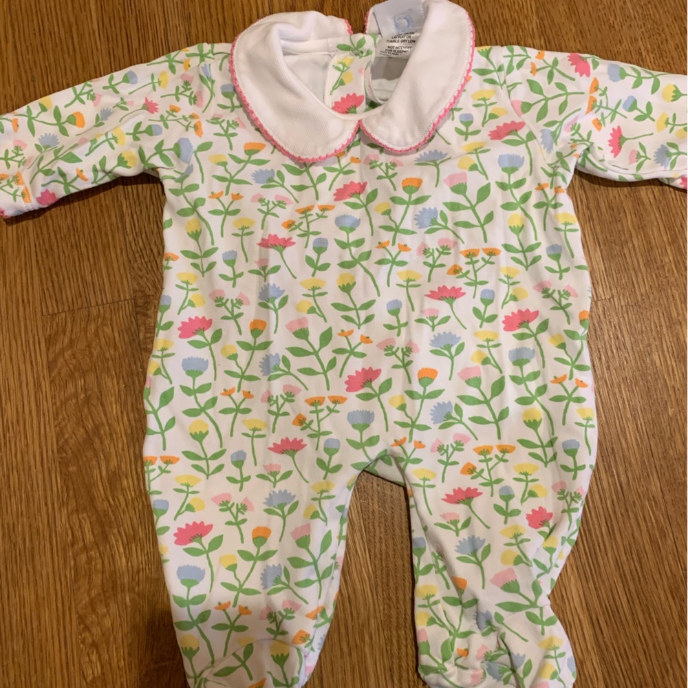Bella Bliss 3 month floral footie